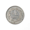 ÃÂ½ÃÂ franc denomination circulation coin of Switzerland